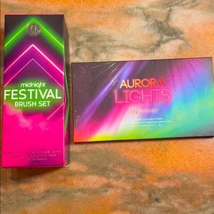 BH COSMETICS Festival brush set & Aurora shadow